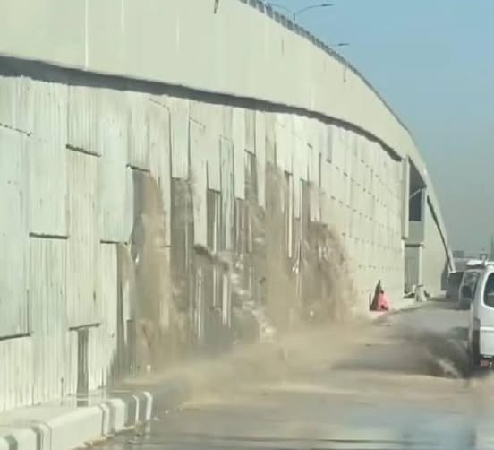 خلل فني في مجسر الزعفرانية يثير جدلاً واسعاً