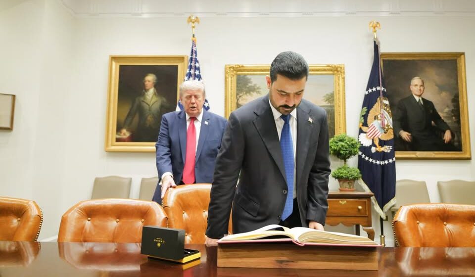 زيارة رئيس الوزراء علي الزيدي لواشنطن ولقاؤه بترامب