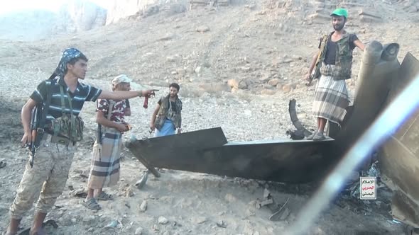 إسقاط مقاتلة سعودية من قبل الحوثيين في اليمن