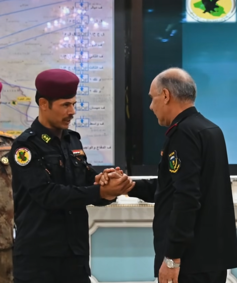 ICTS Head Receives Recovered Wounded Soldier