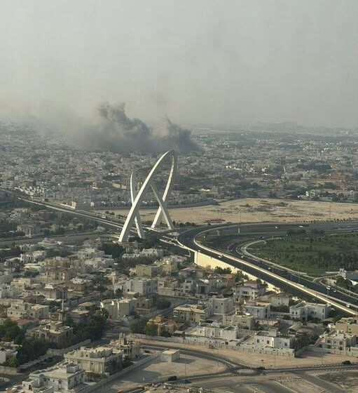Reports of Explosions and Military Activity in Doha, Qatar